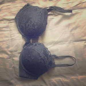 Bombshell Plunge Black lace Bra